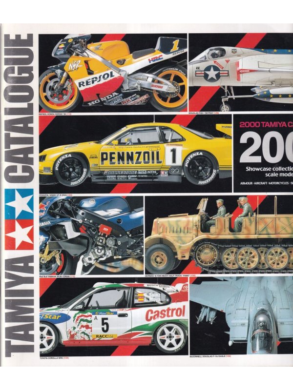 TAMIYA CATALOGUE 2000, TAMIYA MODEL KITS, TAMIYA SCALE MODELS, TAMIYA